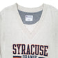 Mens Beige Champion USA College Syracuse V Neck Jumper