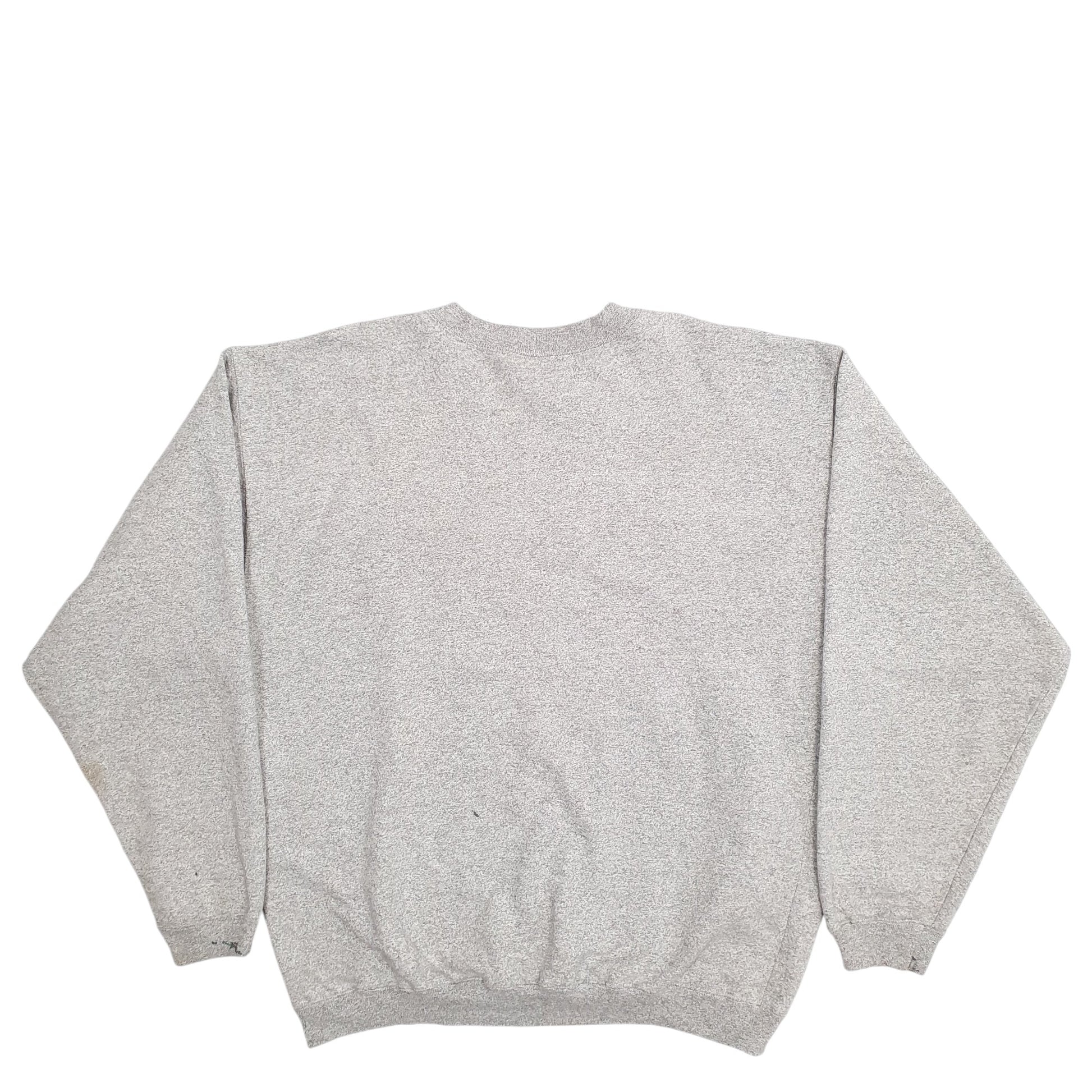 Mens Grey The Cotton Exchange Wake Forest Spellout Made In USA Vintage 90's Crewneck Jumper