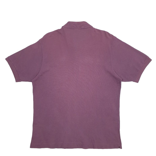 Mens Purple Lacoste  Short Sleeve Polo Shirt