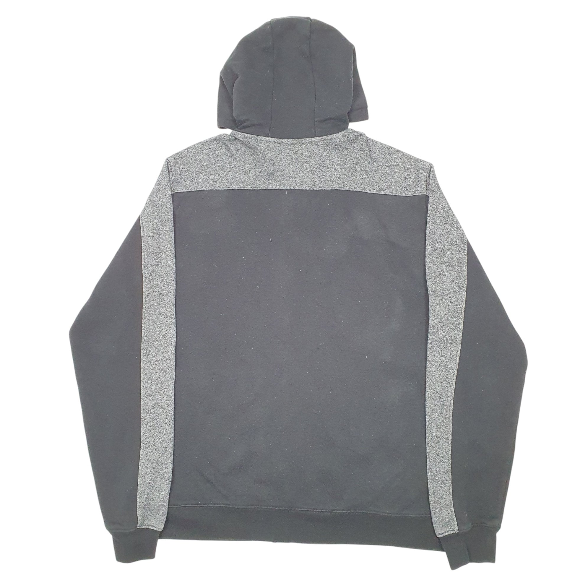 Womens Black Fila Hoodie Full Zip Jumper