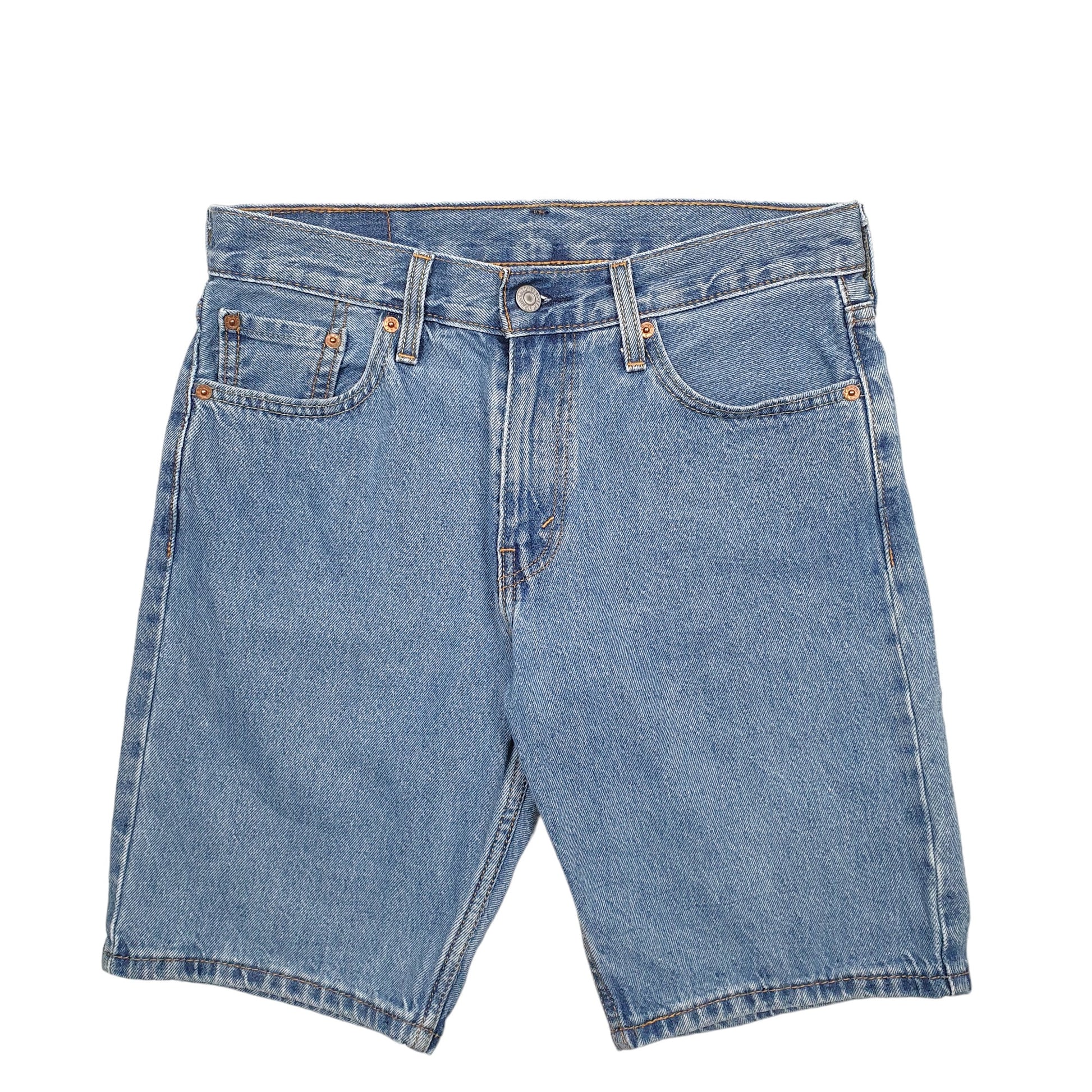 Mens Blue Levis Denim Jeans Jorts 405 Denim Shorts