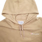 Womens Beige Champion Spellout Hoodie Jumper