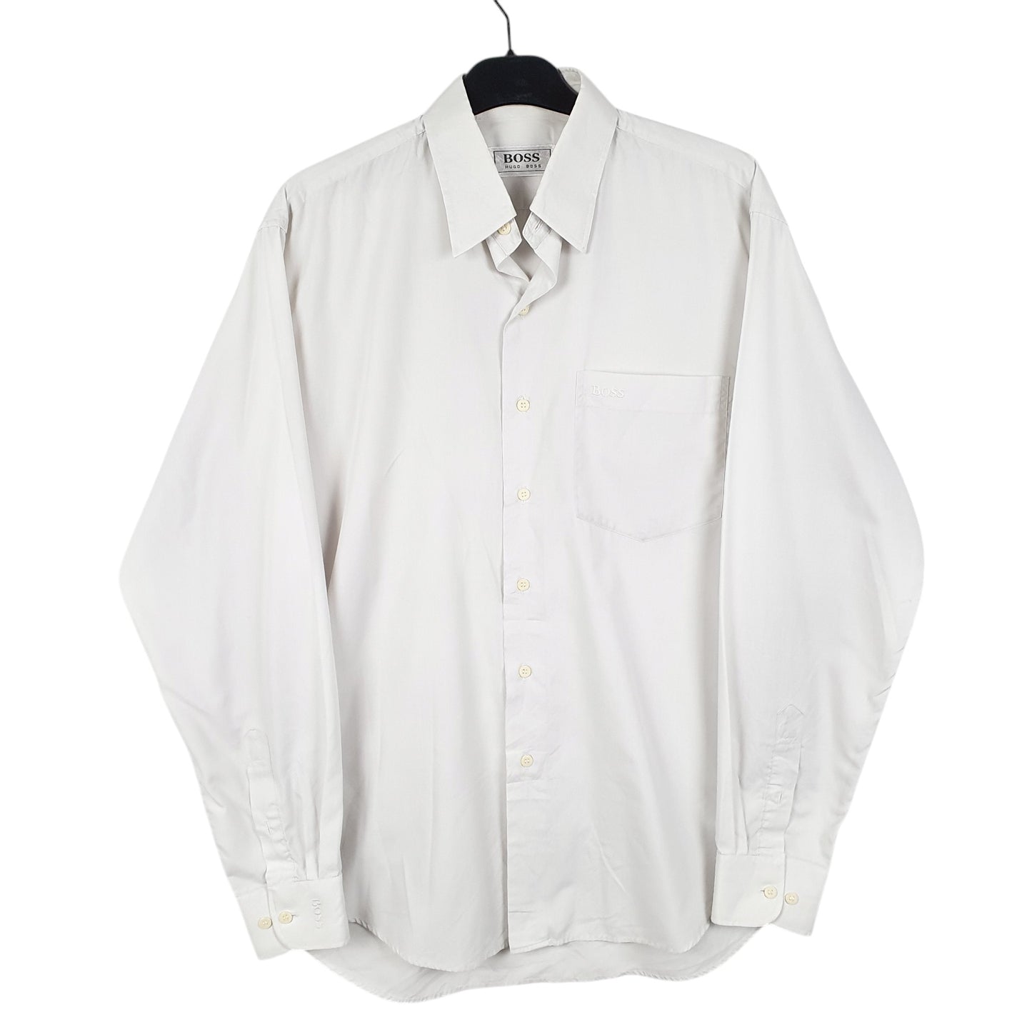 Mens Grey Hugo Boss  Long Sleeve Shirt