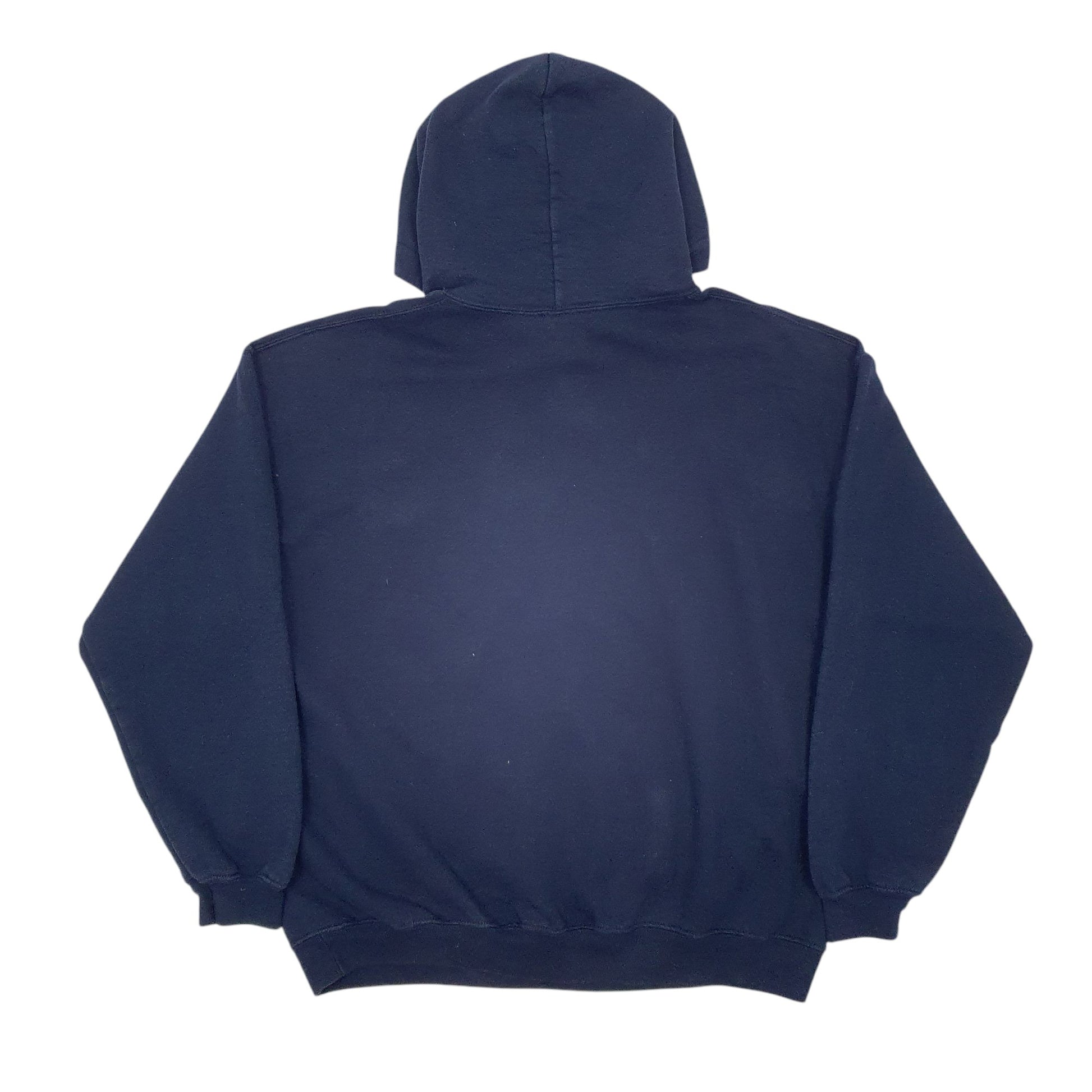 Mens Navy Gildan Football Hoodie Jumper