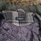 Womens Grey Eclipse Plaid Belted  Coat
