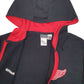 Mens Black Reebok NHL Detriot Red Wings Full Zip Jumper