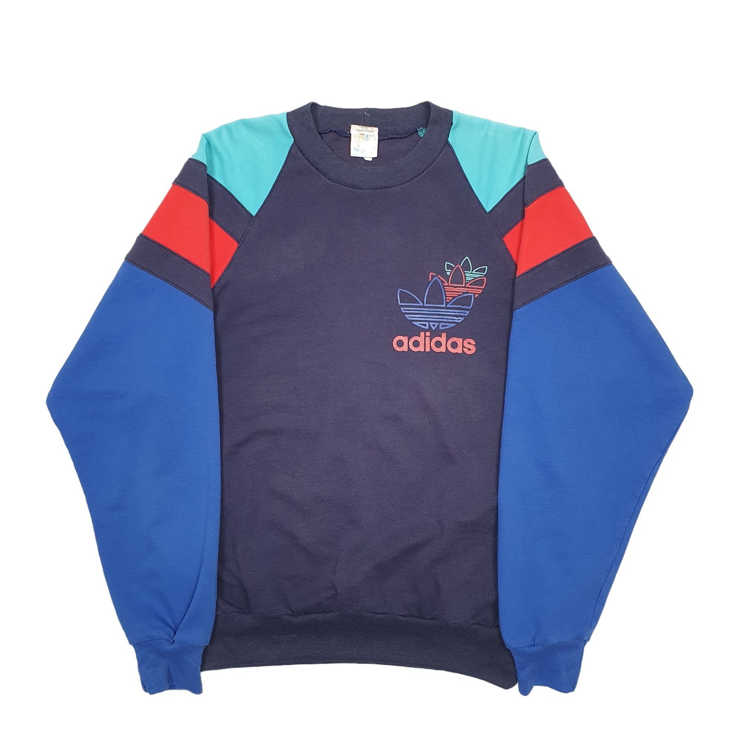 Mens Navy Adidas Vintage 90's Crewneck Jumper