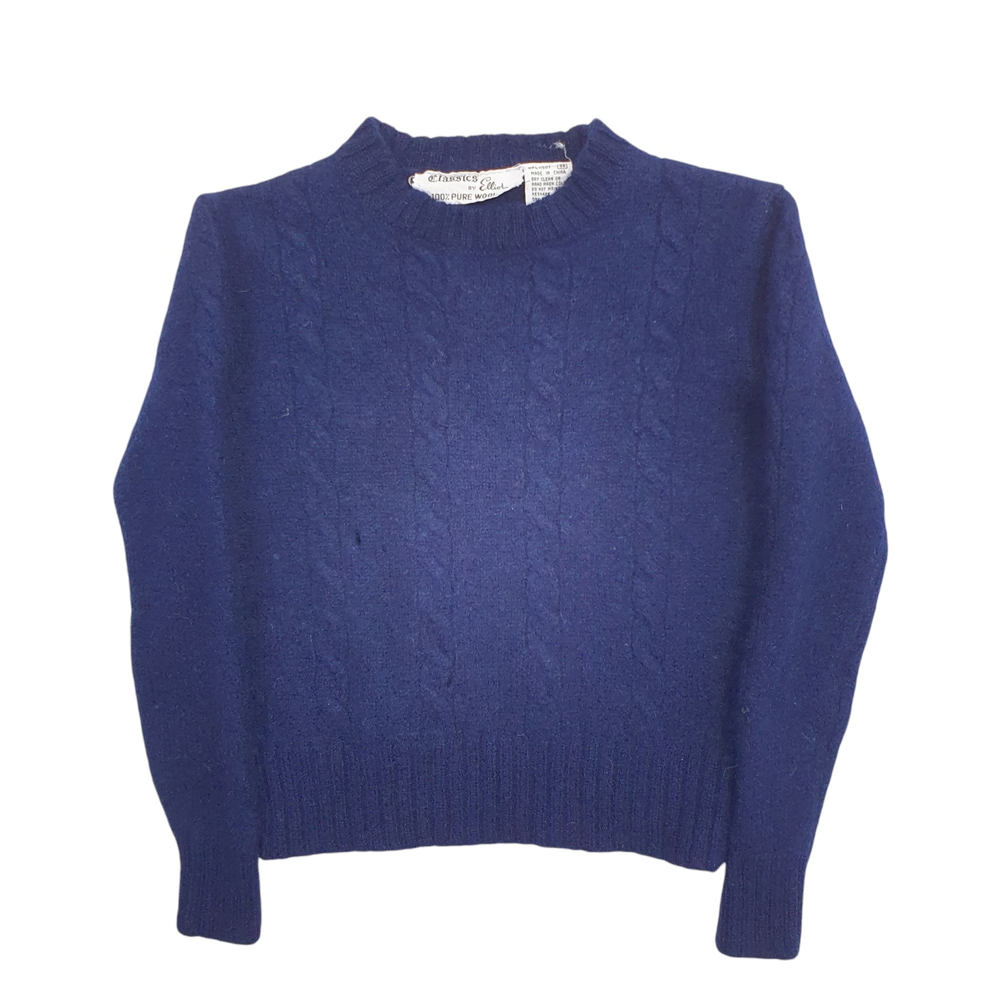 Womens Navy Elliot  Crewneck Jumper