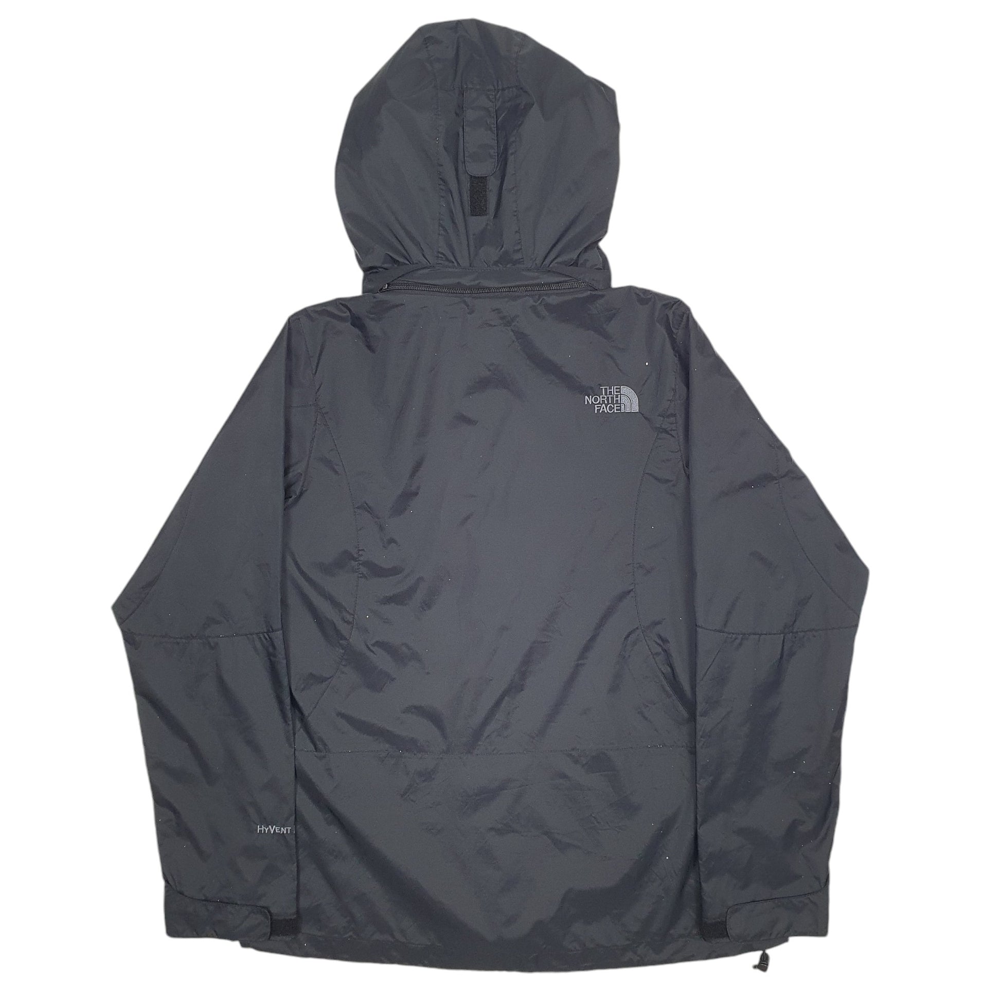 Womens Black The North Face Gore-Tex Raincoat Windbreaker  Coat