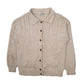 Mens Beige Laura Peterson Vintage 1990s Cardigan Jumper