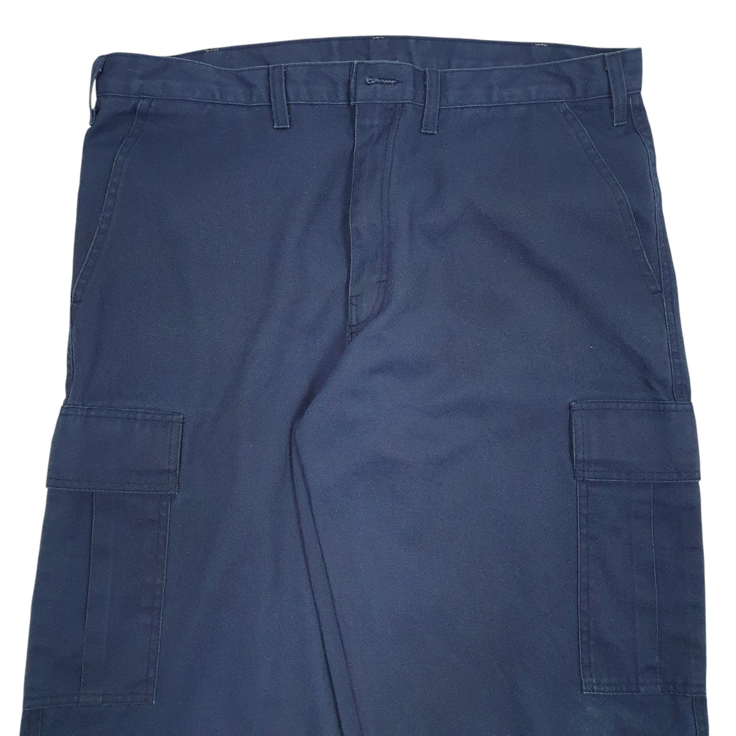 Mens Blue Big Bill Work Wear Cargo Trousers