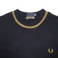 Mens Black Fred Perry  Short Sleeve Polo Shirt