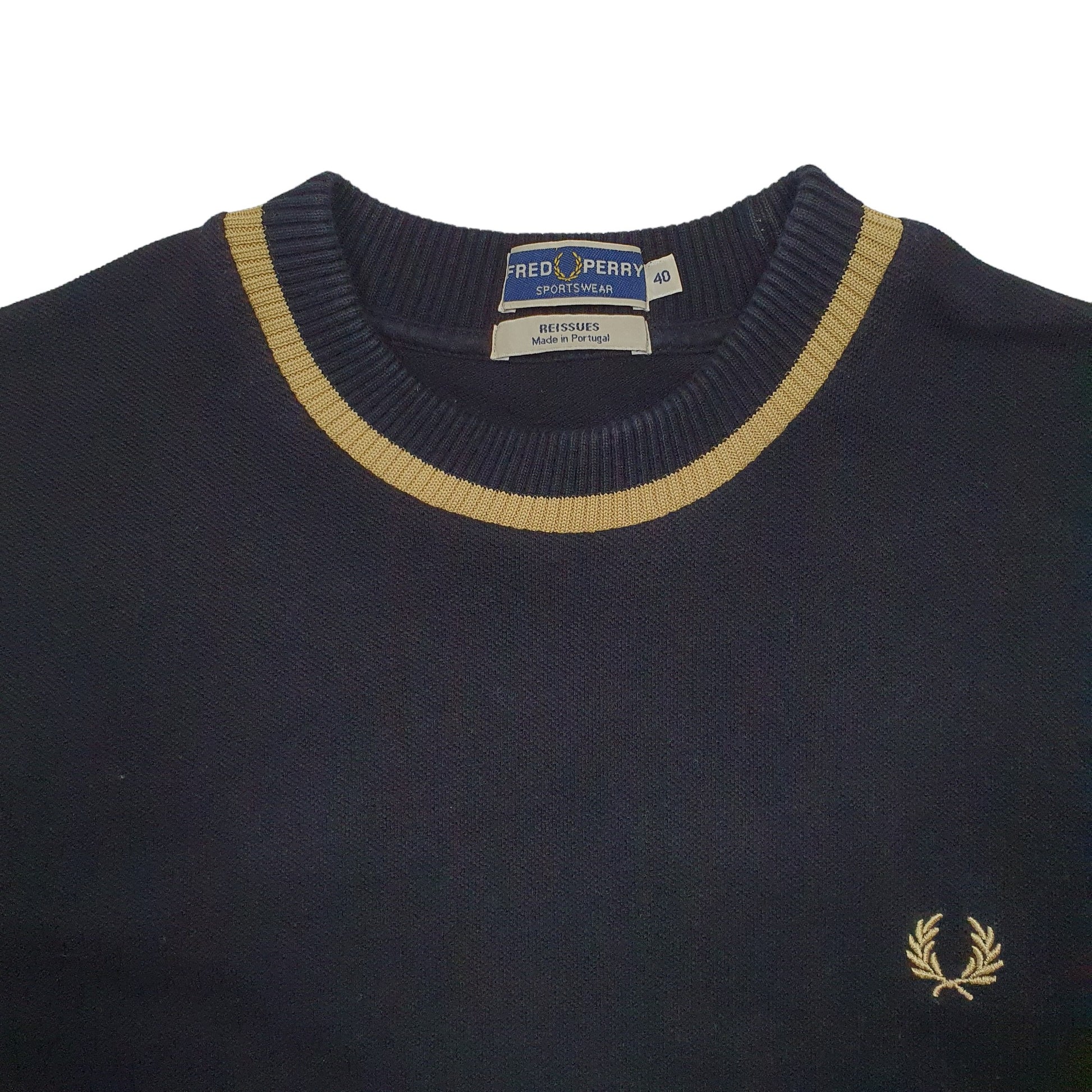 Mens Black Fred Perry  Short Sleeve Polo Shirt