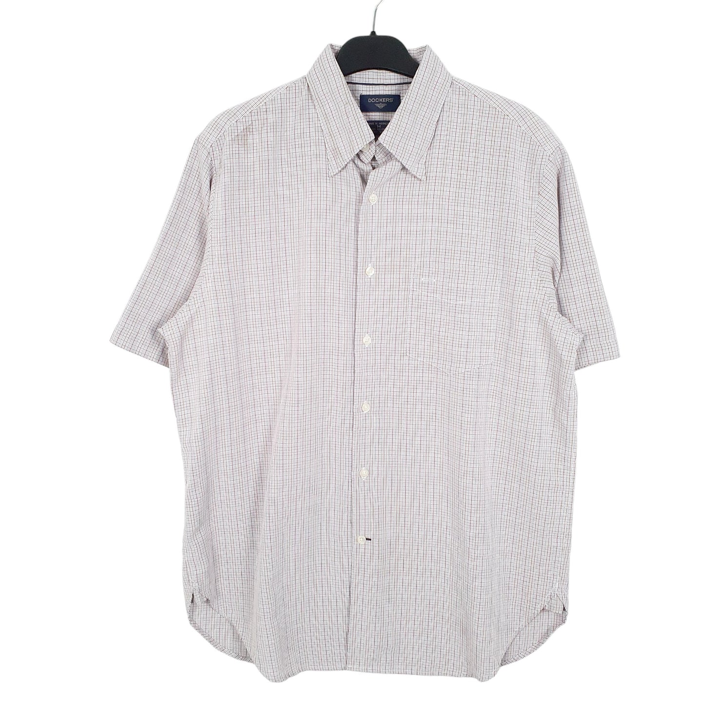 Mens Grey Dockers  Short Sleeve Shirt