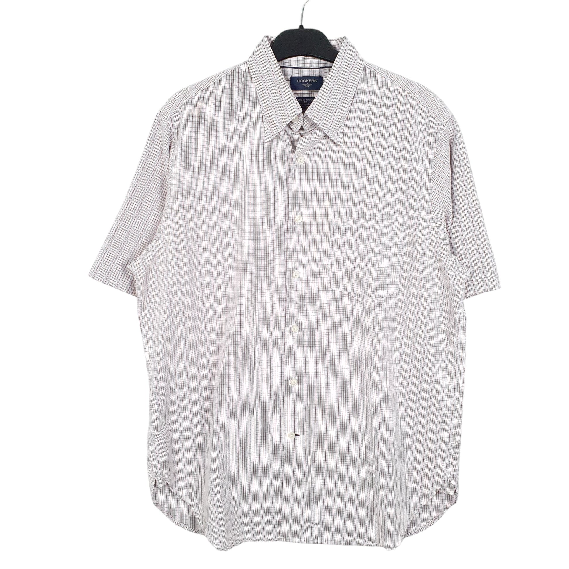 Mens Grey Dockers  Short Sleeve Shirt