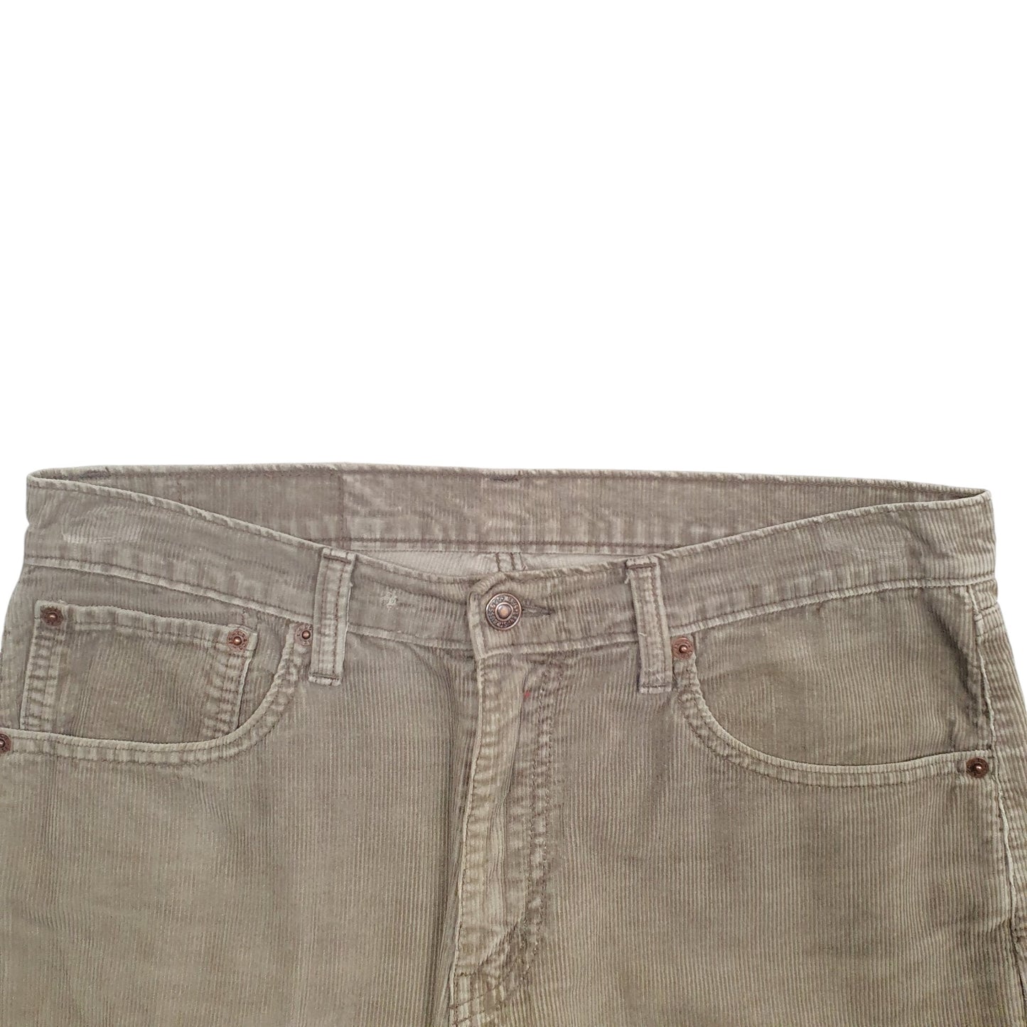 Mens Beige Levis  Corduroy Trousers