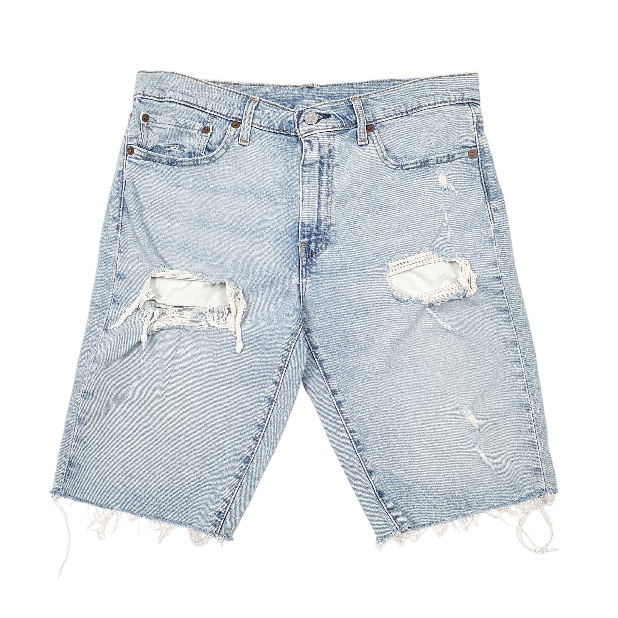 Levis distressed shorts best sale