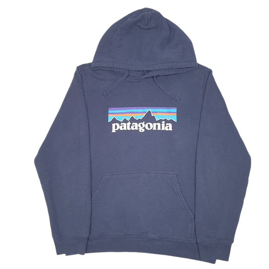 Mens Navy Patagonia Uprisal Spellout Hoodie Jumper