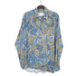 Mens Blue Pick Up Retro 90s Print Vintage Long Sleeve Shirt