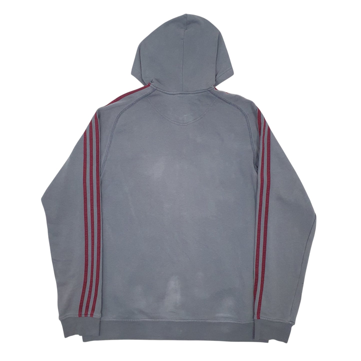 Mens Grey Adidas  Full Zip Jumper