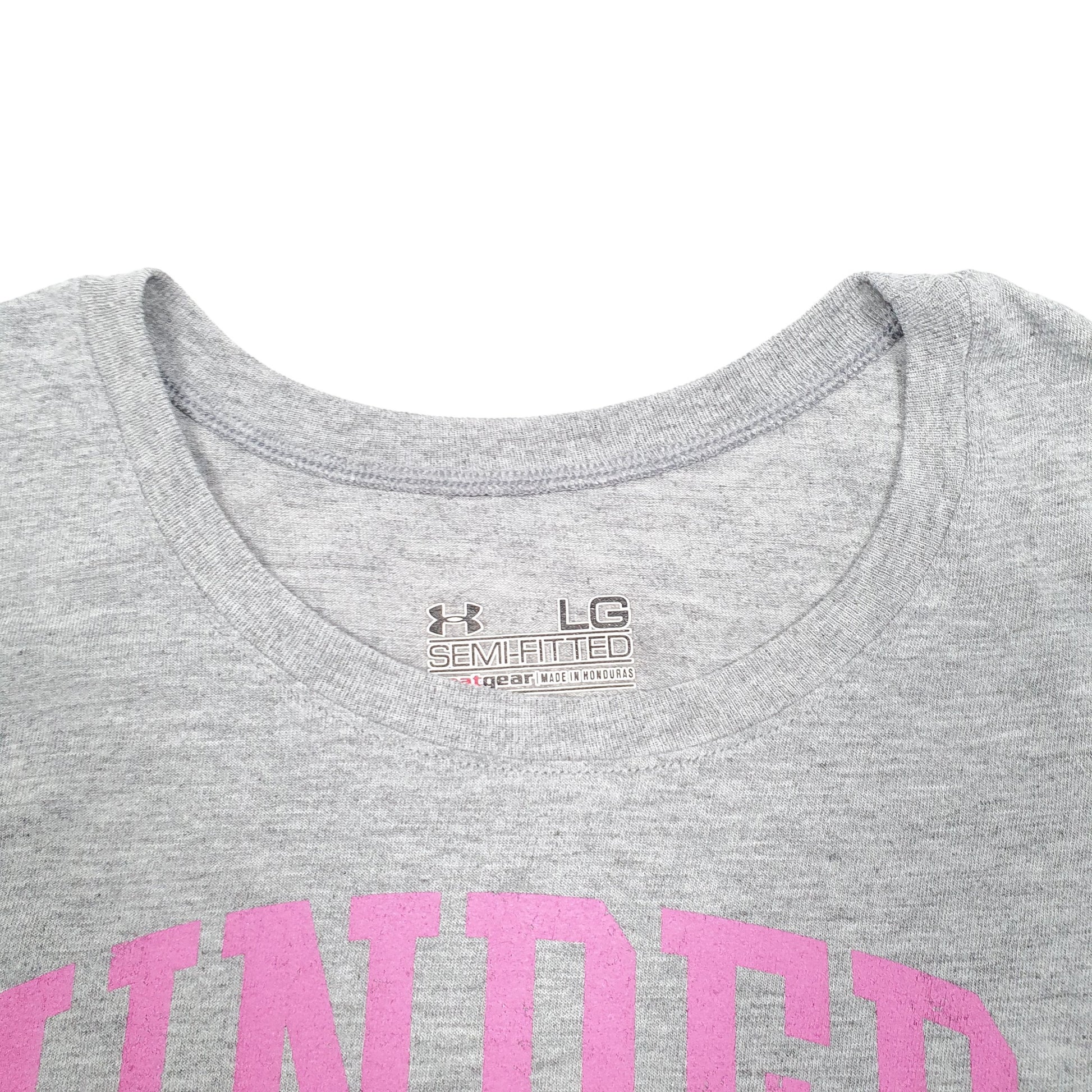 Womens Grey Under Armour  Short Sleeve T Shirt