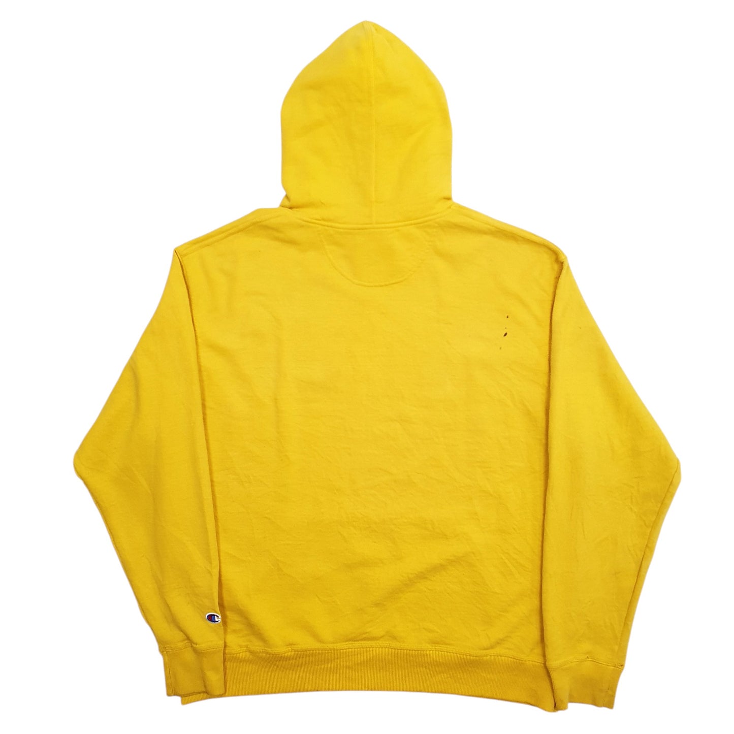 Mens Yellow Champion  Hoodie Jumper