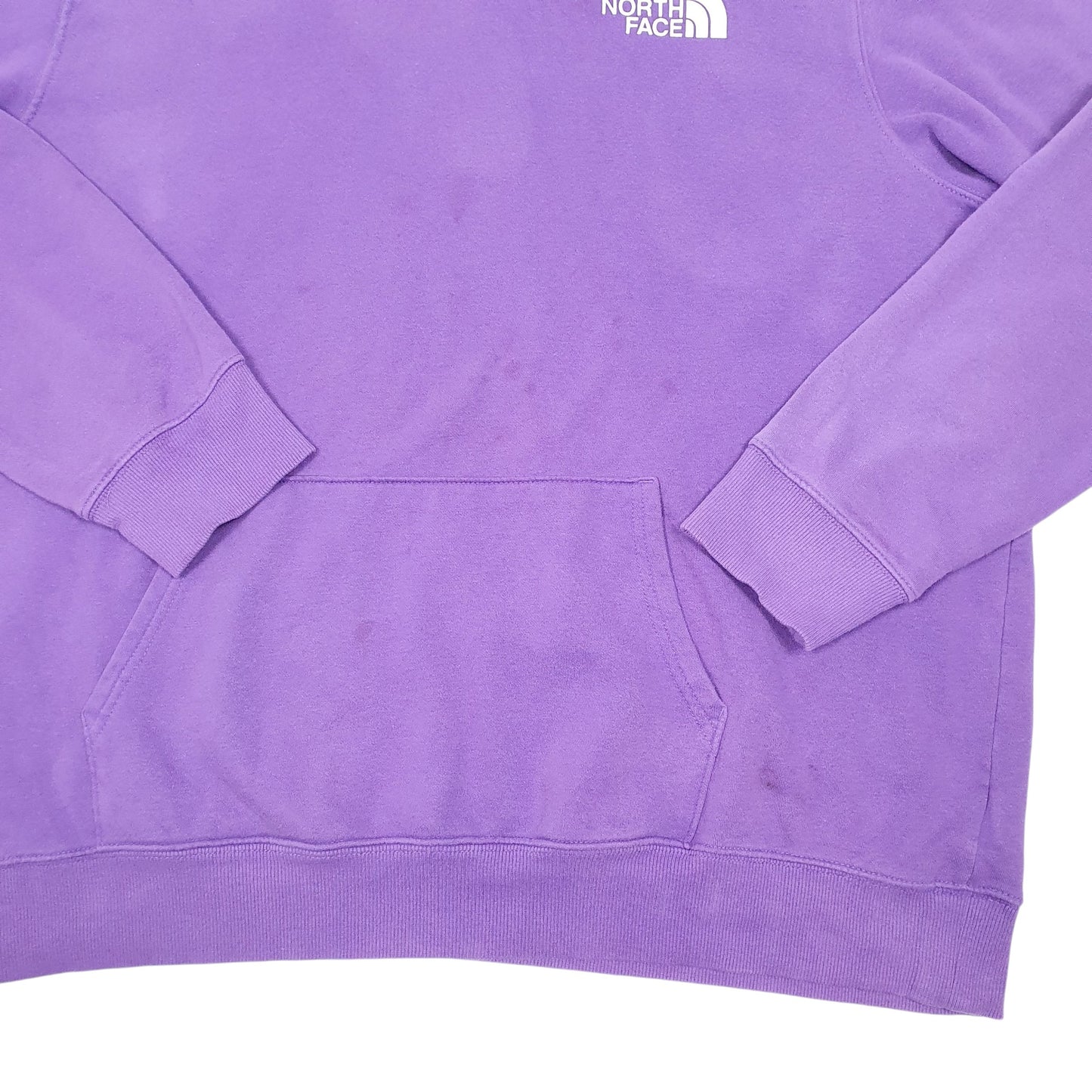 Mens Purple The North Face Spellout Hoodie Jumper