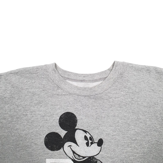 Womens Grey Disney Mickey Mouse Crewneck Jumper