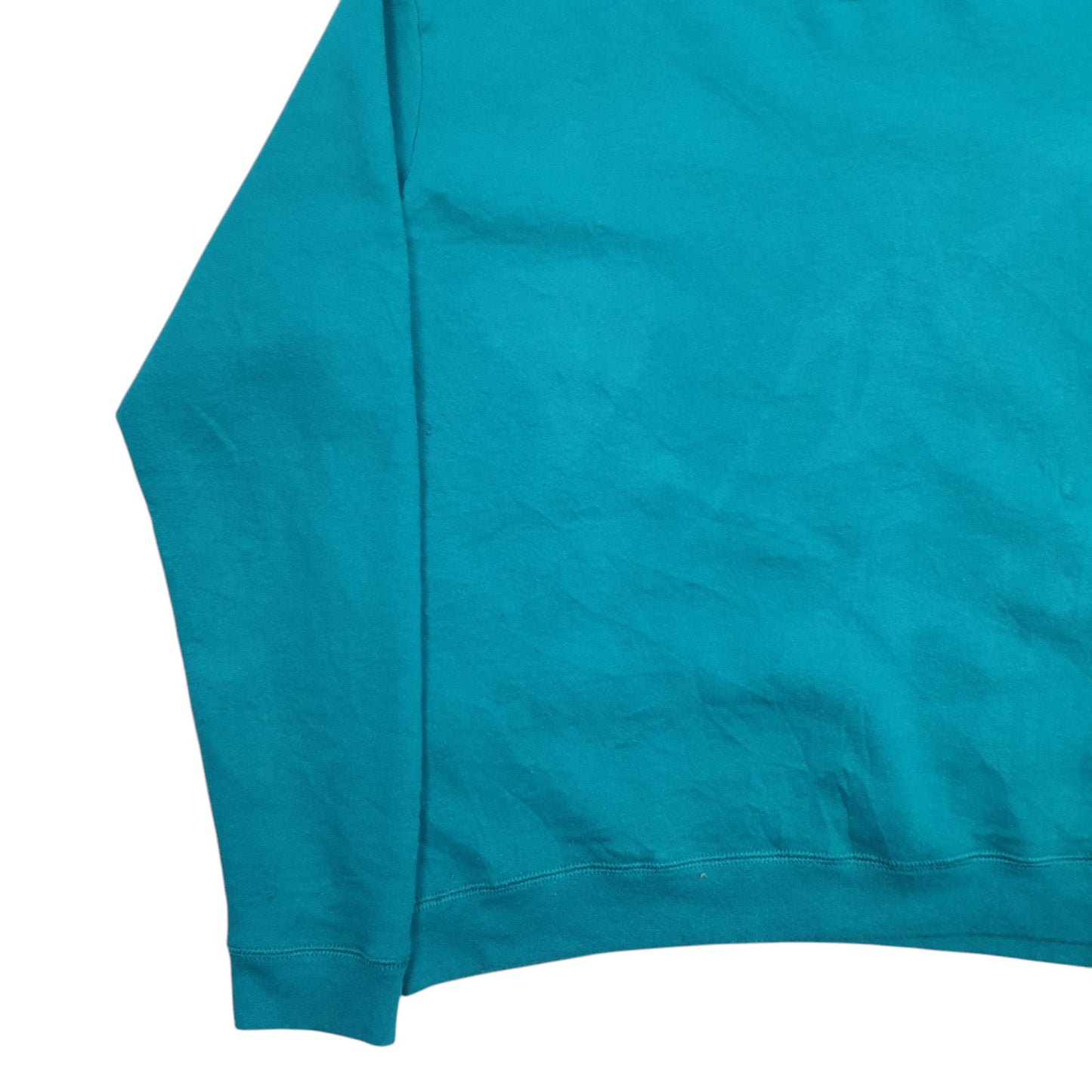 Womens Turquoise Hanes  Crewneck Jumper