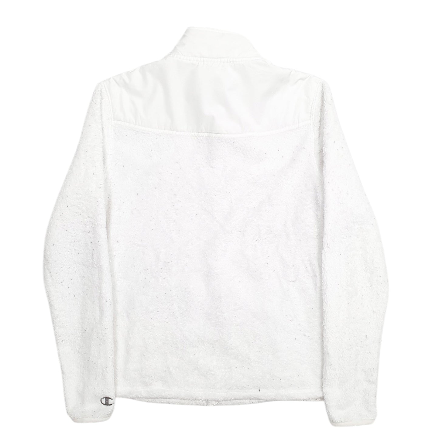Womens White Champion  Full Zip Jumper