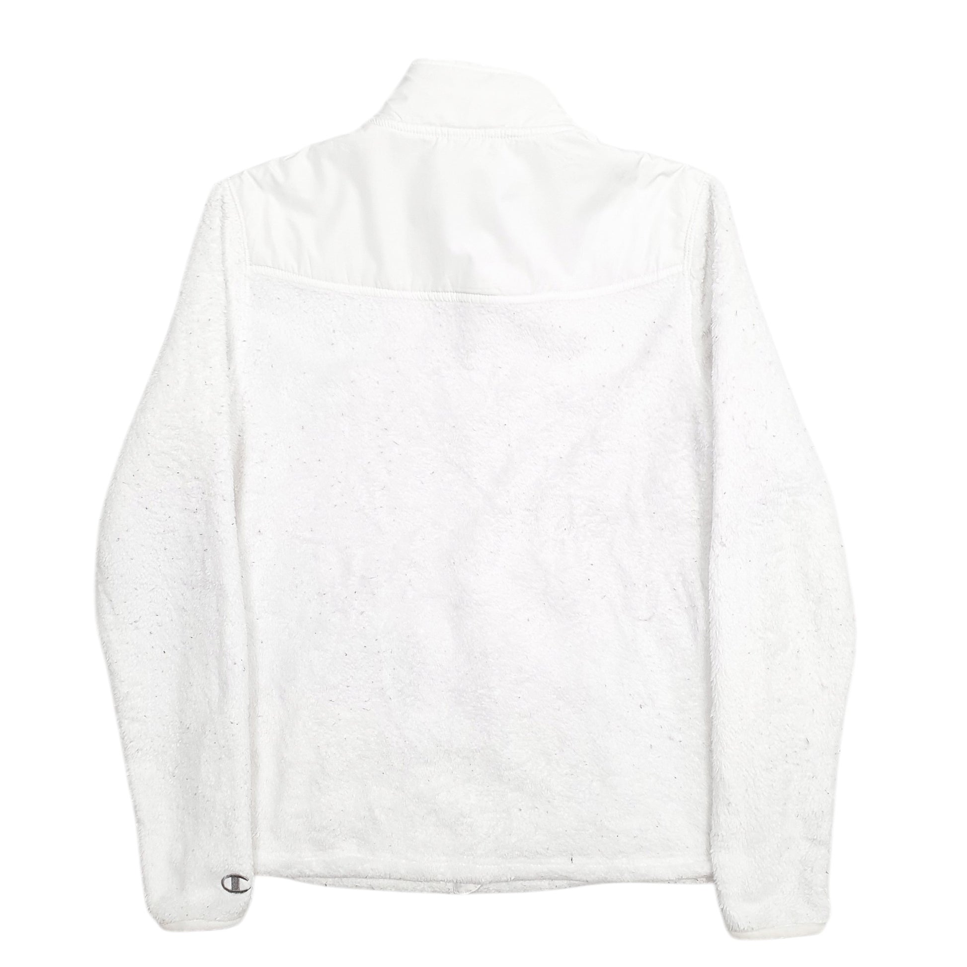 Womens White Champion  Full Zip Jumper