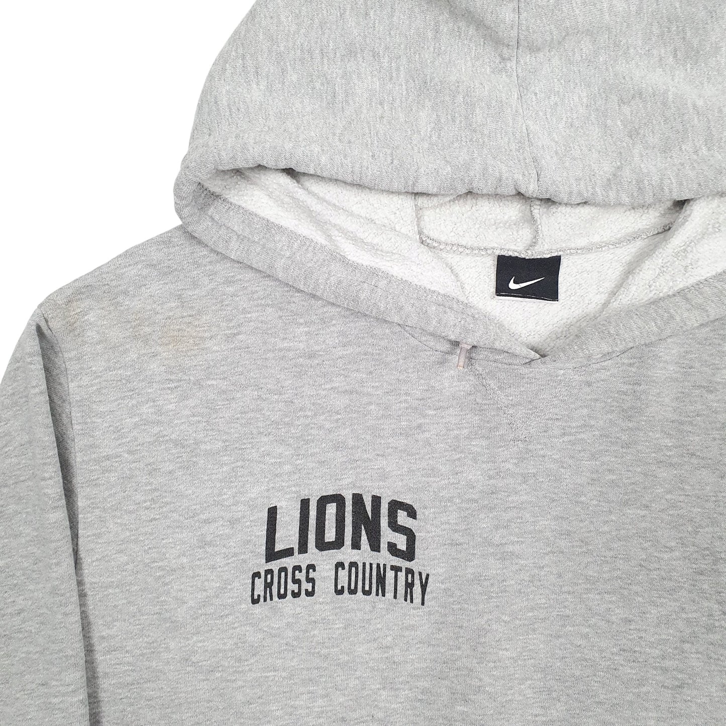 Mens Grey Nike Cross Country Hoodie Jumper