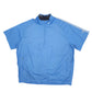 Mens Blue Nike Golf Lightweight Short Sleeve Full Zip Coat