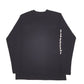 Mens Black Patagonia Spellout Long Sleeve T Shirt