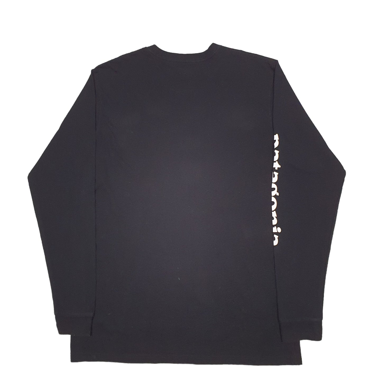 Mens Black Patagonia Spellout Long Sleeve T Shirt