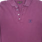 Mens Burgundy Barbour  Long Sleeve Polo Shirt