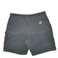 Mens Black Carhartt Workwear B25 Carpenter Shorts