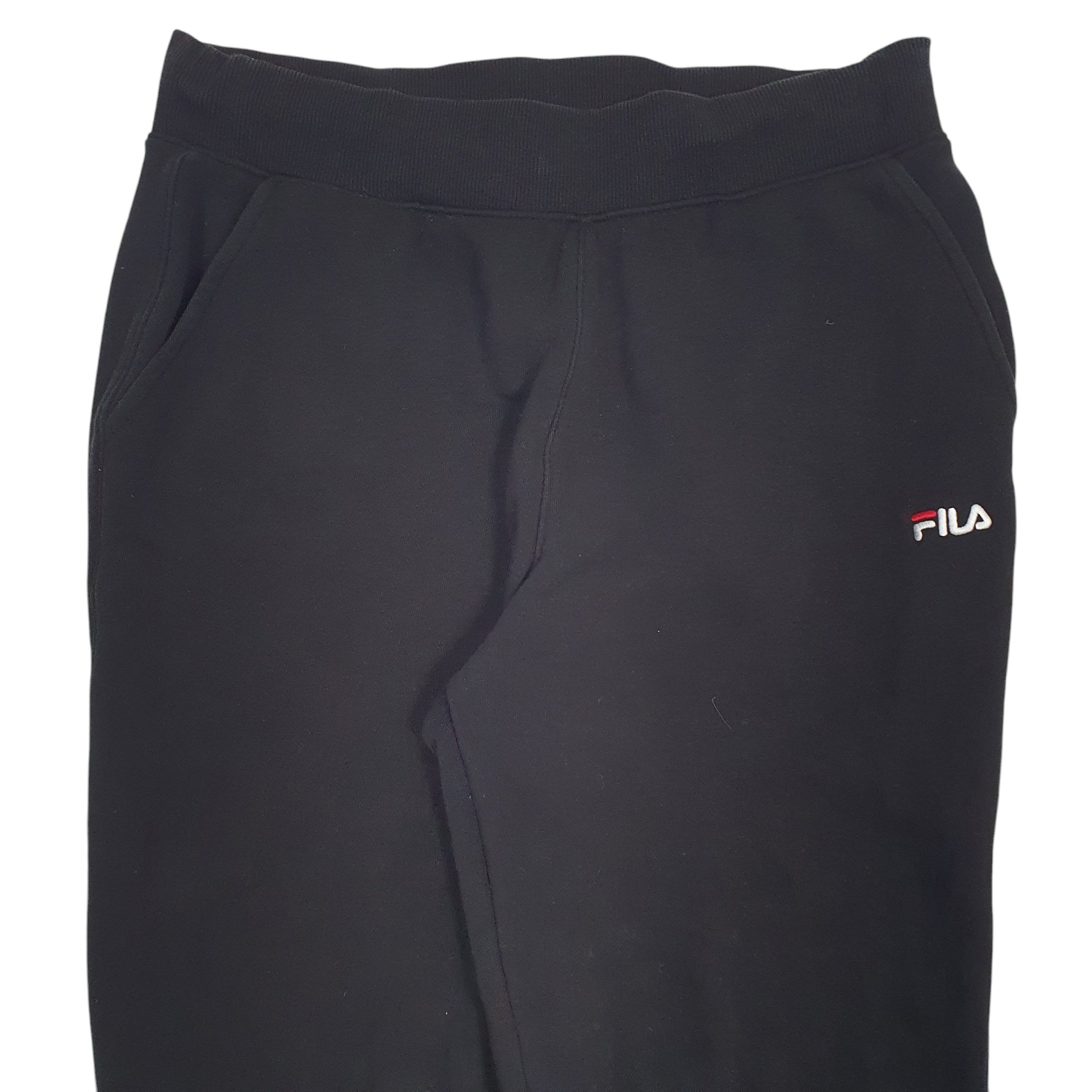 Mens Black Fila  Jogger Trousers