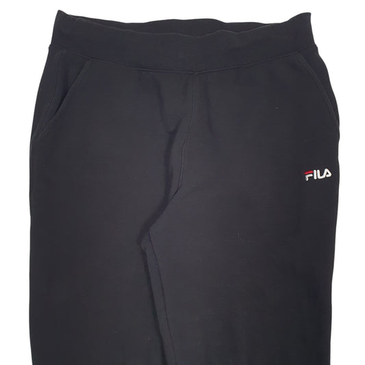 Mens Black Fila  Jogger Trousers