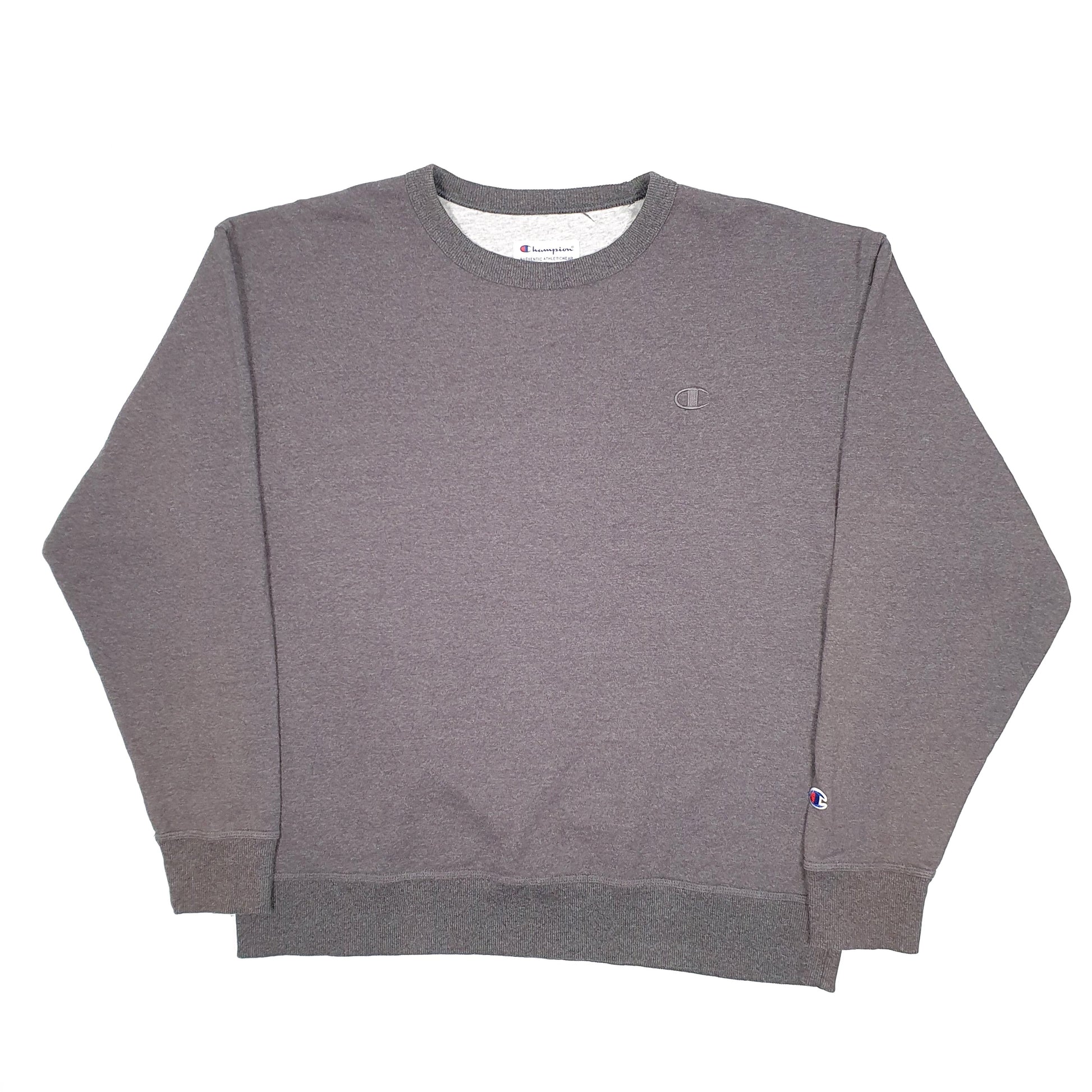 Mens Grey Champion  Crewneck Jumper