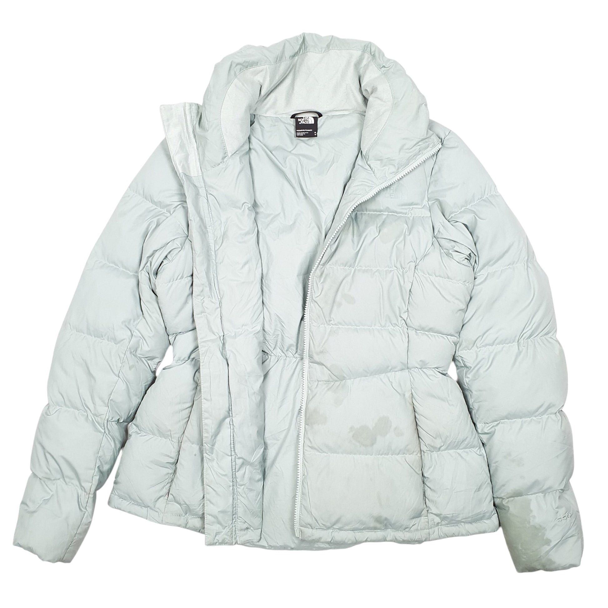 Womens Green The North Face 550  Coat