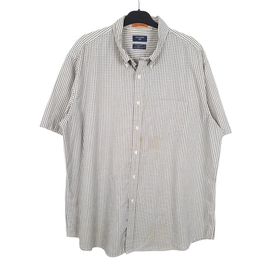 Mens White Dockers  Short Sleeve Shirt
