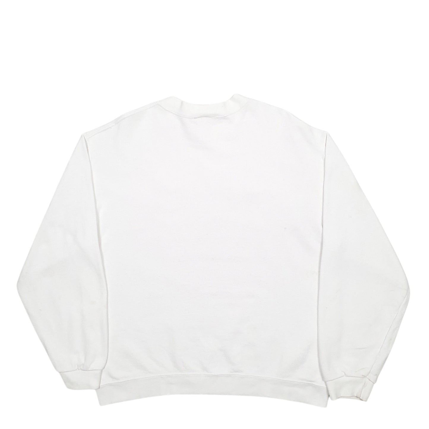 Mens White Hard Rock Cafe Spellout Cayman Islands Made In USA Crewneck Jumper