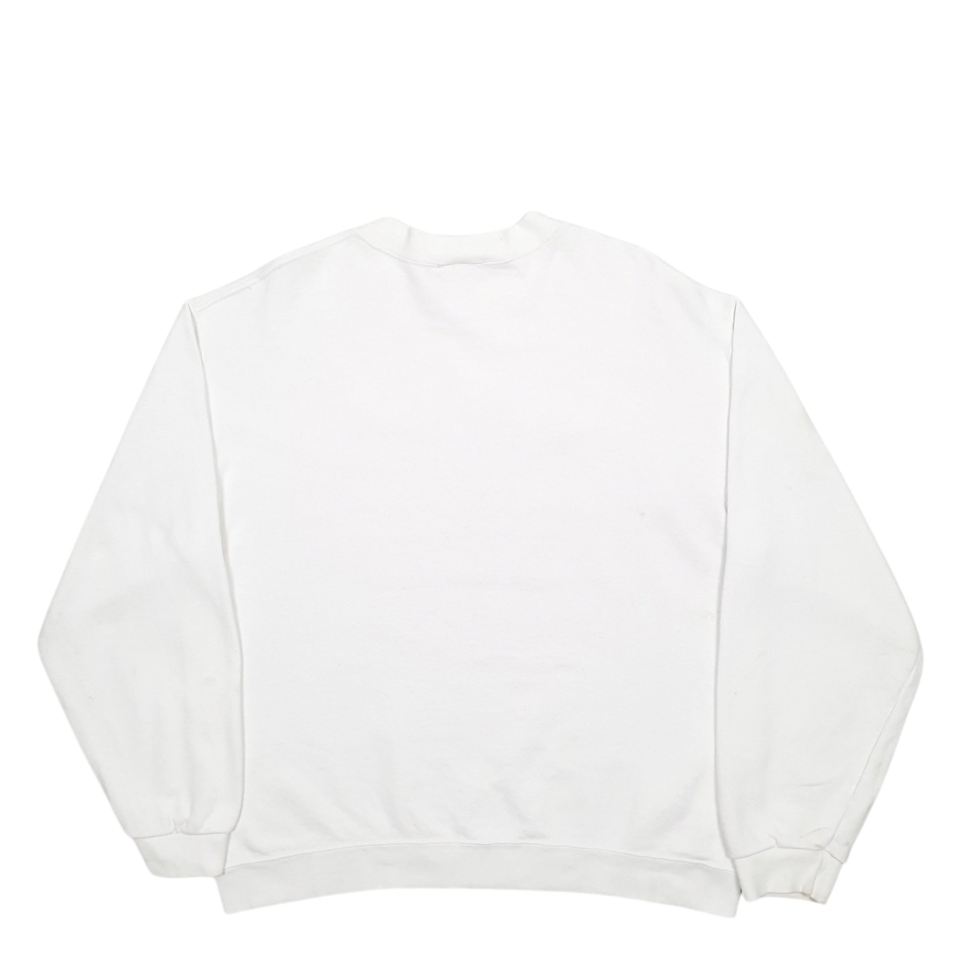 Mens White Hard Rock Cafe Spellout Cayman Islands Made In USA Crewneck Jumper