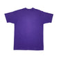 Mens Purple Unbranded Single Stitch Vintage 90s Short Sleeve T Shirt