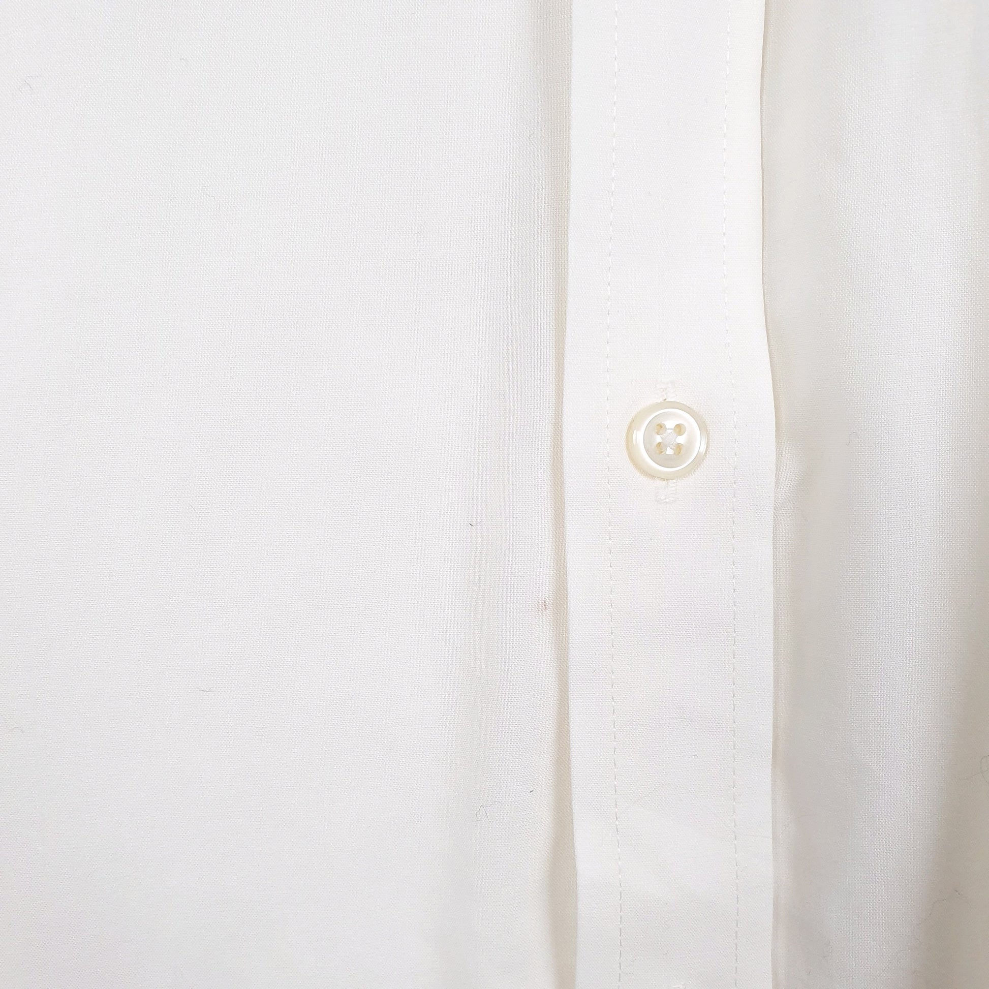 Mens Cream L.L.Bean  Short Sleeve Shirt