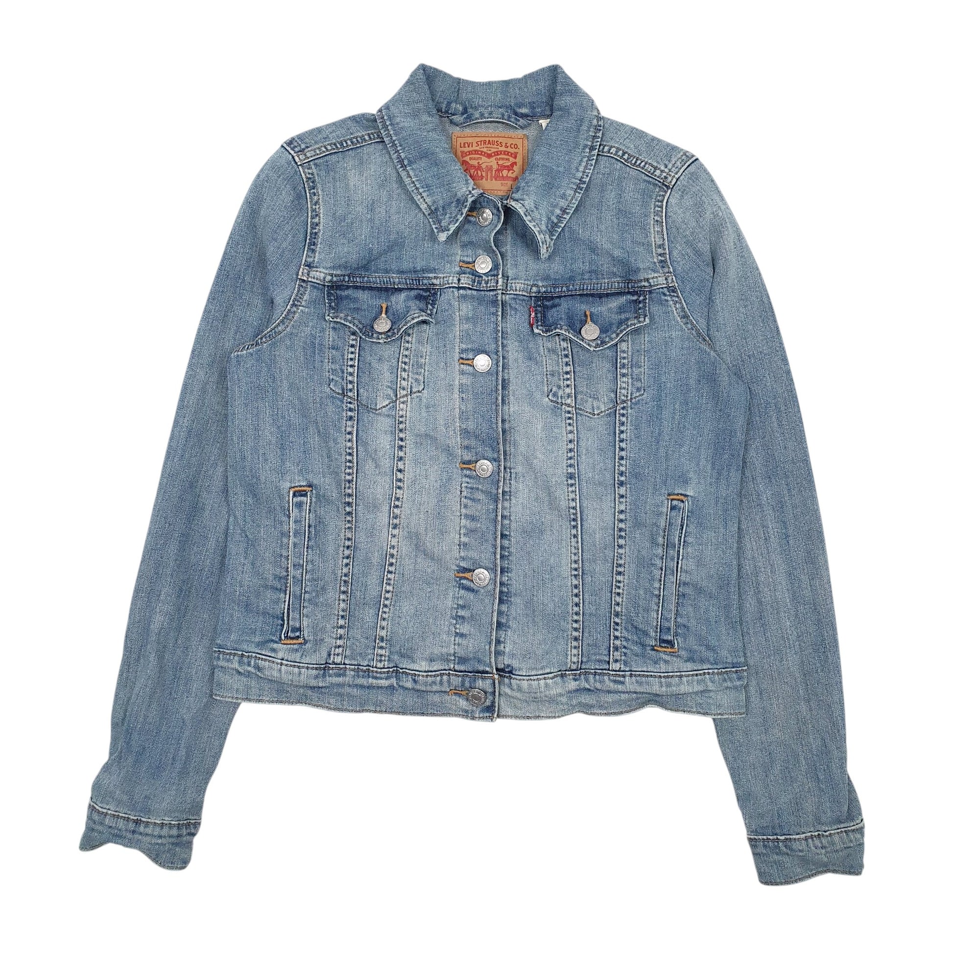 Womens Blue Levis   Coat