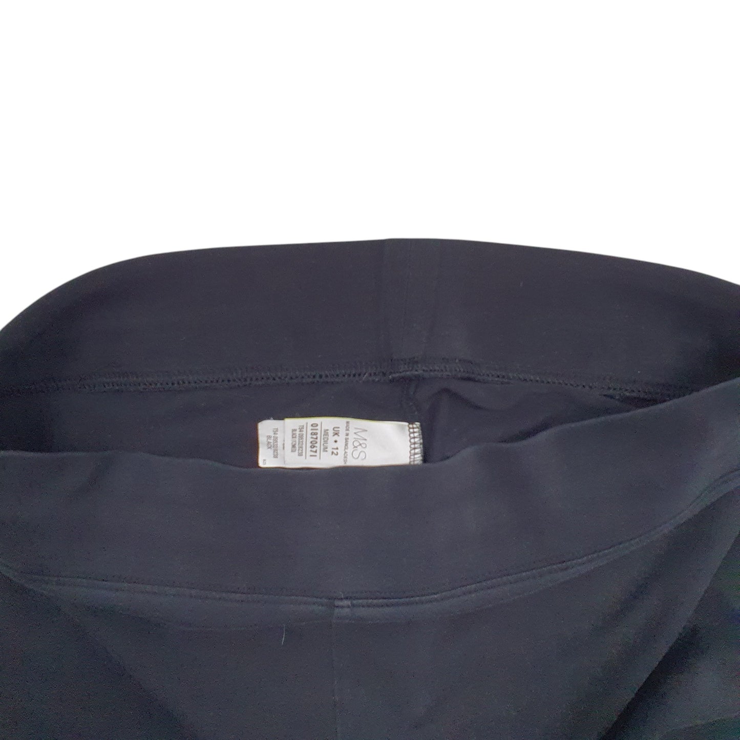 Womens Black M&S Leggings Jogger Trousers