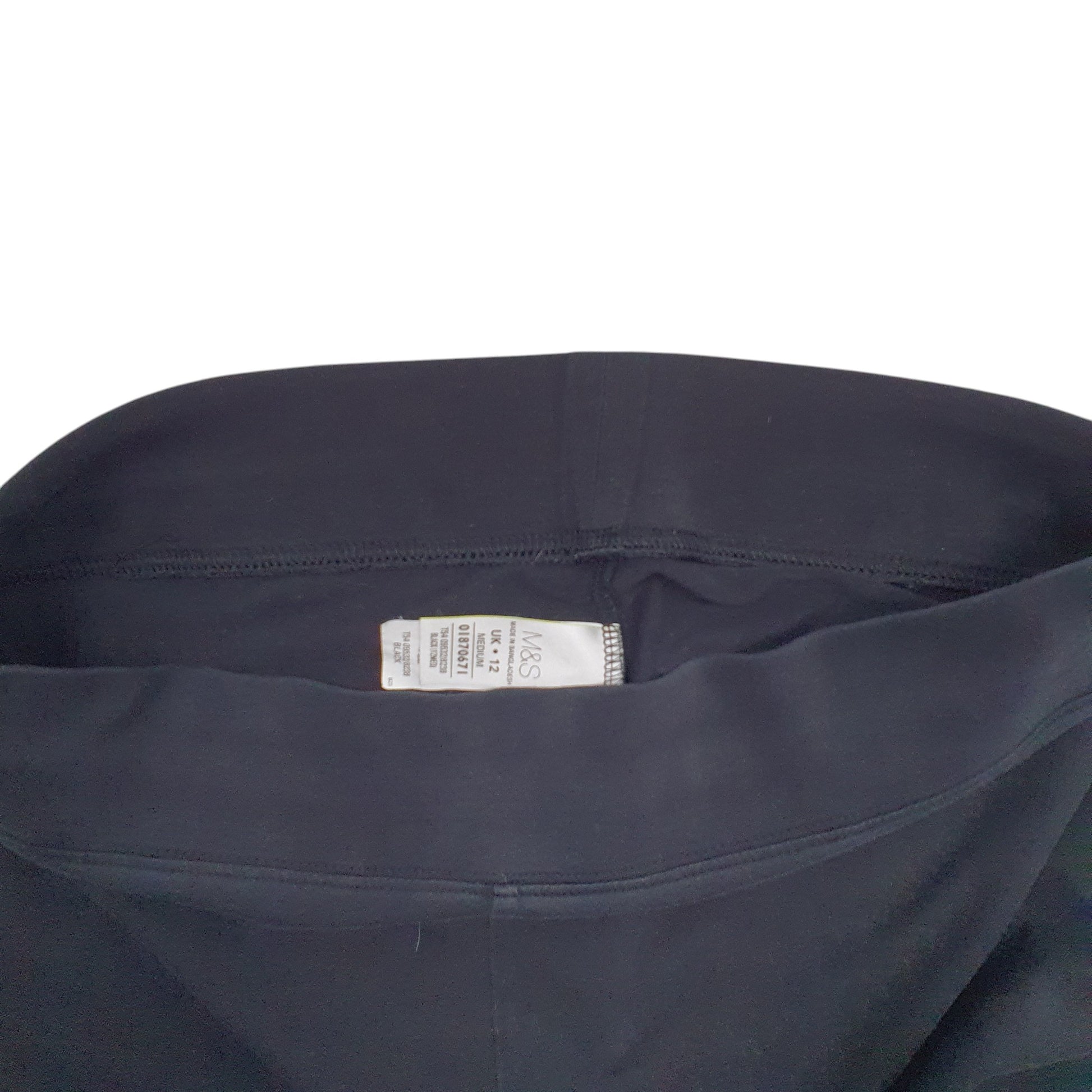 Womens Black M&S Leggings Jogger Trousers