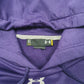 Mens Purple Under Armour Active Mount St Joseph Loose Workout Hoodie Jumper